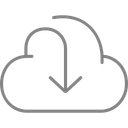 پیش‌نمایش فایل download-from-cloud-7 از پک آیکون های وب سبک خطی رایگان