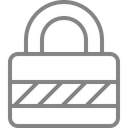 پیش‌نمایش فایل lock-1311 از پک آیکون های وب سبک خطی رایگان