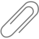 پیش‌نمایش فایل paper-clip-1 از پک آیکون های وب سبک خطی رایگان
