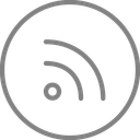 پیش‌نمایش فایل rss-202 از پک آیکون های وب سبک خطی رایگان