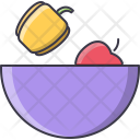 پیش‌نمایش فایل apple-bowl از پک ورزش - خطی توپر