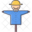 پیش‌نمایش فایل scarecrow-36 از پک باغ - خطی توپر