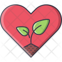 پیش‌نمایش فایل love-sprout از پک طبیعت - خطی توپر