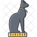 پیش‌نمایش فایل cat-statue-1 از پک فرهنگ - خطی توپر