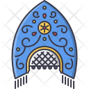 پیش‌نمایش فایل kokoshnik-1 از پک فرهنگ - خطی توپر
