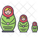 پیش‌نمایش فایل nesting-doll-1 از پک فرهنگ - خطی توپر