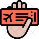 پیش‌نمایش فایل airplane-ticket-hand-beach-holidays-camping-travel-1 از پک ساحل و کمپینگ - رنگی