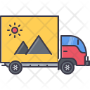 پیش‌نمایش فایل advertising-on-truck از پک برندسازی - خطی توپر