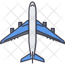 پیش‌نمایش فایل airplane-278 از پک حمل‌ونقل - خطی توپر