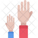 پیش‌نمایش فایل raised-hands از پک مدرسه و کودکی - فلت