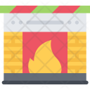 پیش‌نمایش فایل fireplace-new-year-christmas-winter-holidays از پک کریسمس - فلت