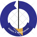 پیش‌نمایش فایل bosnia-herzegovina-country-flag-badge-nation-empire از پک پرچم‌ها - فلت