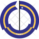 پیش‌نمایش فایل nauru-country-flag-badge-nation-empire از پک پرچم‌ها - فلت