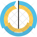 پیش‌نمایش فایل ukraine-country-flag-badge-nation-empire از پک پرچم‌ها - فلت