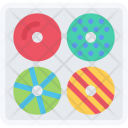 پیش‌نمایش فایل donuts-cafe-candy-confectionery-sweets از پک کافه - فلت