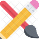 پیش‌نمایش فایل pencil-brush-brand-branding-design-typography از پک برندسازی - فلت