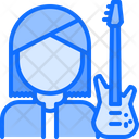 پیش‌نمایش فایل female-guitarist-5907373 از پک موسیقی