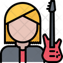 پیش‌نمایش فایل female-guitarist-5907227 از پک موسیقی
