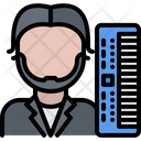 پیش‌نمایش فایل male-keyboardist-5907229 از پک موسیقی