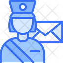 پیش‌نمایش فایل female-postman-5931267 از پک اداره پست