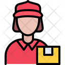 پیش‌نمایش فایل courier-girl-5931395 از پک تحویل