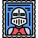 پیش‌نمایش فایل knight-stamp-5920348 از پک تمبرها