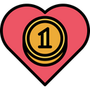 پیش‌نمایش فایل coin-heart-5920168 از پک سکه شناس
