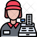 پیش‌نمایش فایل female-cashier-5933130 از پک فست فود