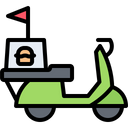 پیش‌نمایش فایل moped-burger-delivery-5933144 از پک فست فود