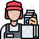 پیش‌نمایش فایل woman-grocery-seller-5937118 از پک سوپرمارکت
