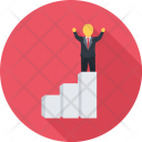پیش‌نمایش فایل career-ladder-seo-business-startup-optimization-1 از پک آیکن‌های فلت دایره‌ای کسب‌وکار و سئو