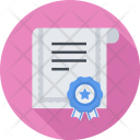 پیش‌نمایش فایل certificate-seo-business-startup-optimization-1 از پک آیکن‌های فلت دایره‌ای کسب‌وکار و سئو