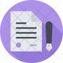 پیش‌نمایش فایل contract-seo-business-startup-optimization-1 از پک آیکن‌های فلت دایره‌ای کسب‌وکار و سئو