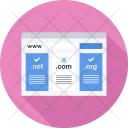 پیش‌نمایش فایل domain-registration-seo-business-startup-optimization-1 از پک آیکن‌های فلت دایره‌ای کسب‌وکار و سئو