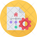 پیش‌نمایش فایل site-structure-optimization-seo-business-startup-1 از پک آیکن‌های فلت دایره‌ای کسب‌وکار و سئو