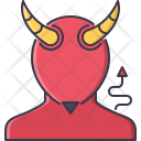 پیش‌نمایش فایل daemon-6 از پک هالووین - خطی توپر