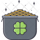پیش‌نمایش فایل gold-pot از پک هالووین - خطی توپر