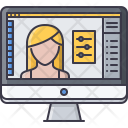 پیش‌نمایش فایل photo-editing از پک رابط کاربری - خطی توپر