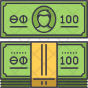 پیش‌نمایش فایل banknote-140 از پک پول - خطی توپر