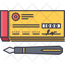 پیش‌نمایش فایل checkbook-1 از پک پول - خطی توپر