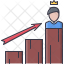 پیش‌نمایش فایل career-graph از پک کسب‌وکار - خطی توپر