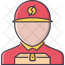 پیش‌نمایش فایل courier-boy از پک فروشگاه - خطی توپر