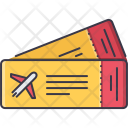 پیش‌نمایش فایل airplane-ticket از پک سفر - خطی توپر