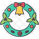 پیش‌نمایش فایل christmas-wreath از پک کریسمس – دورخط پرشده