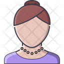 پیش‌نمایش فایل lady-avatar-3 از پک افراد - خطی توپر