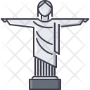 پیش‌نمایش فایل christ-redeemer از پک شهر - خطی توپر