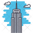 پیش‌نمایش فایل empire-state از پک شهر - خطی توپر