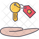پیش‌نمایش فایل handover-key از پک Real Estate Filled Outline 