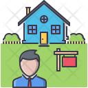 پیش‌نمایش فایل house-on-sale از پک Real Estate Filled Outline 