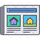 پیش‌نمایش فایل newspaper-209 از پک Real Estate Filled Outline 